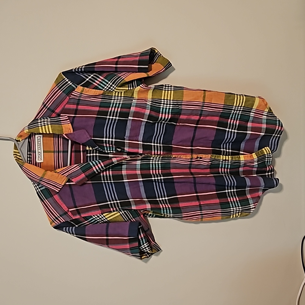 Joan Harper Short Sleeve Button Down - Small